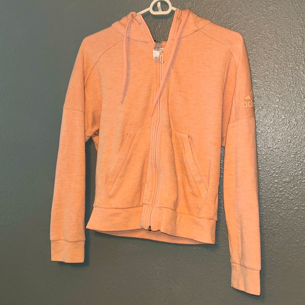 Adidas Pink Zip Up Jacket